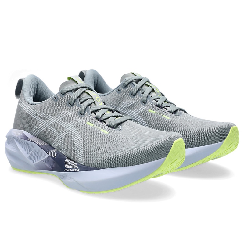 Jual Sepatu Lari Wanita Asics Wmns Novablast 5 Gravel - Blue Fade Original 1012B765.020 - hoopspoint.com