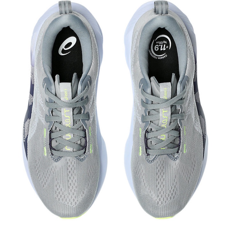 Jual Sepatu Lari Wanita Asics Wmns Novablast 5 Gravel - Blue Fade Original 1012B765.020 - hoopspoint.com