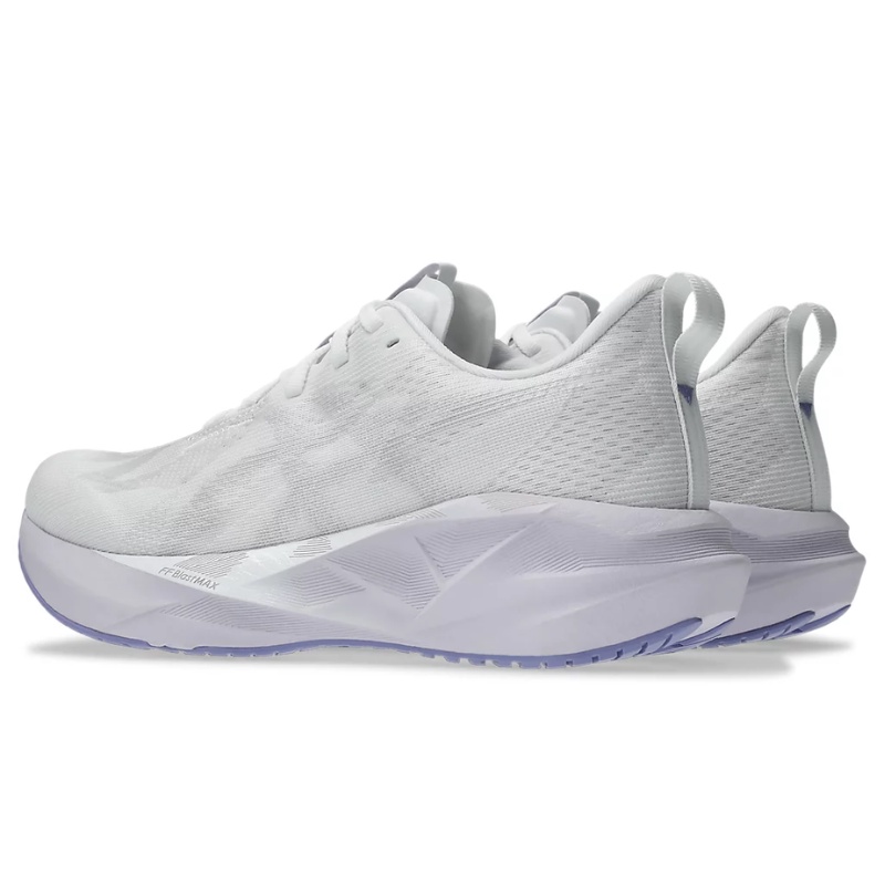 Jual Sepatu Lari Wanita Asics Wmns Novablast 5 White Original 1012B765.103 - hoopspoint.com