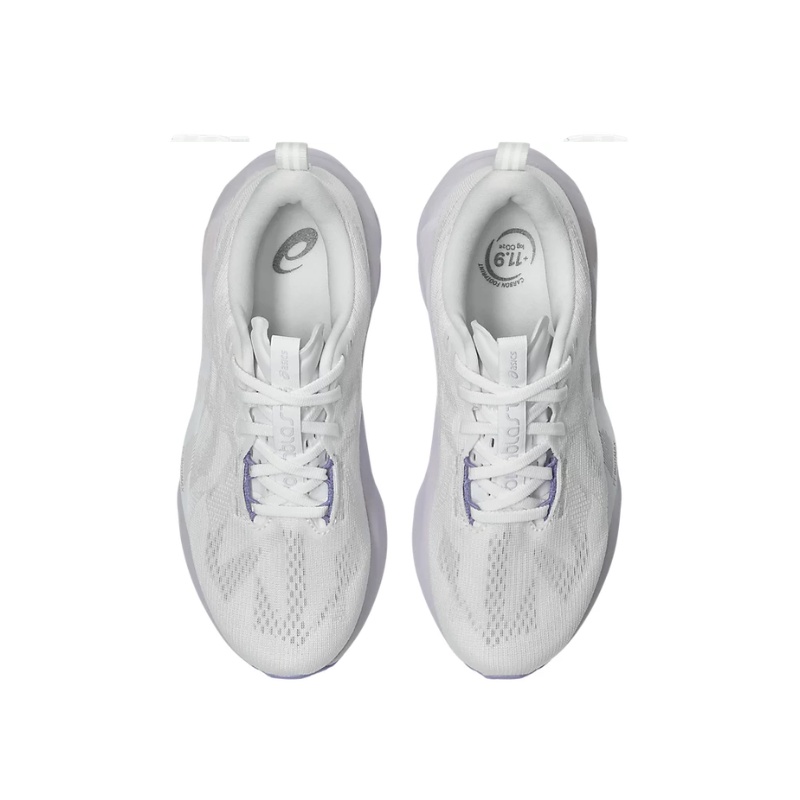 Jual Sepatu Lari Wanita Asics Wmns Novablast 5 White Original 1012B765.103 - hoopspoint.com