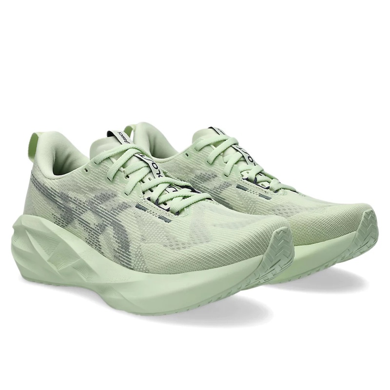 Jual Sepatu Lari Wanita Asics Wmns Novablast 5 Whisper Green - Monument Blue Original 1012B765.301 - hoopspoint.com