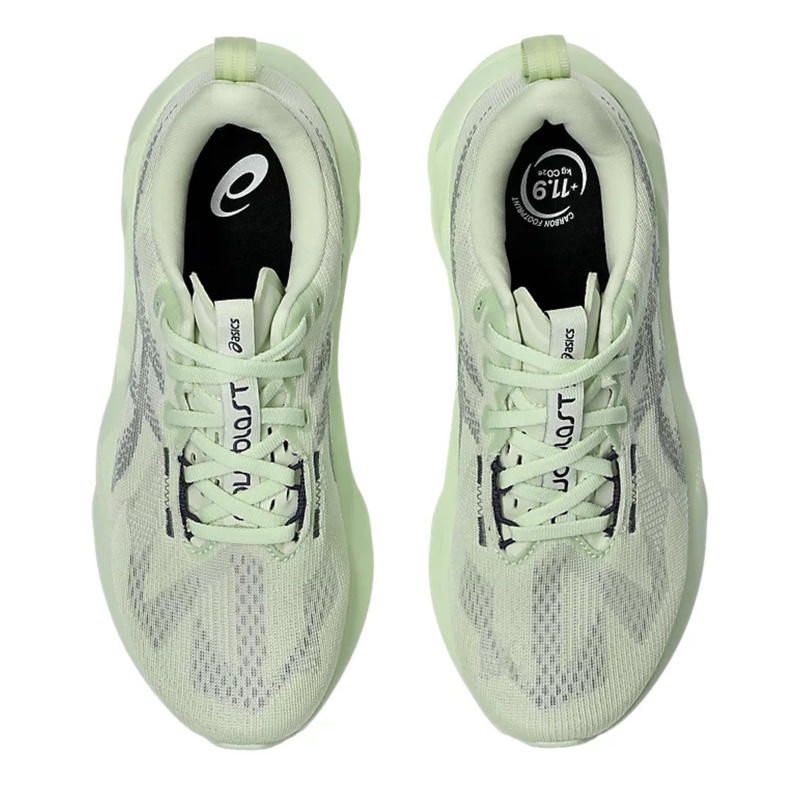 Jual Sepatu Lari Wanita Asics Wmns Novablast 5 Whisper Green - Monument Blue Original 1012B765.301 - hoopspoint.com