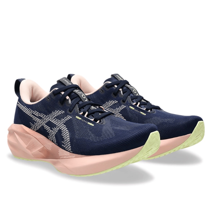 Jual Sepatu Lari Wanita Asics Wmns Novablast 5 Standard Midnight Breeze Original 1012B765.400 - hoopspoint.com