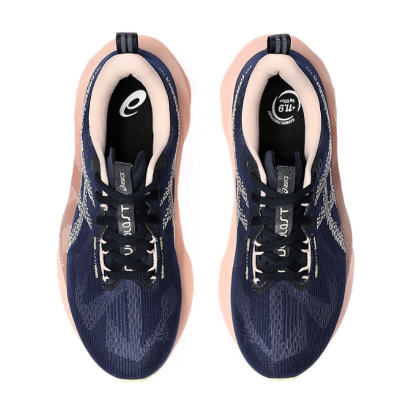 Jual Sepatu Lari Wanita Asics Wmns Novablast 5 Standard Midnight Breeze Original 1012B765.400 - hoopspoint.com