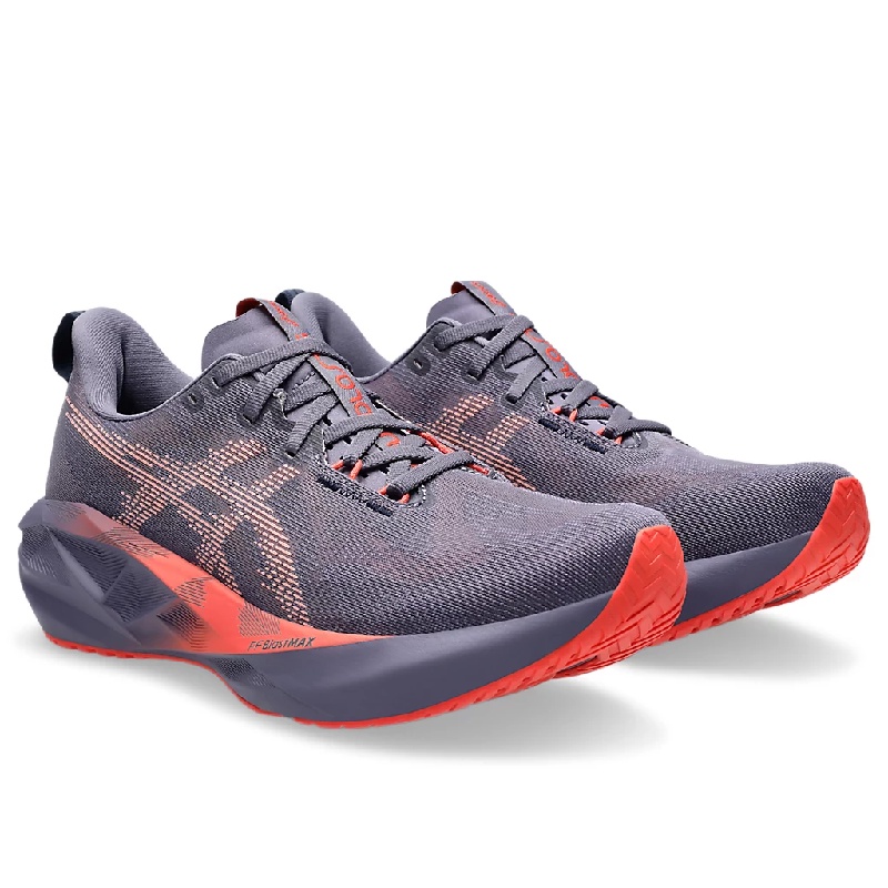 Jual Sepatu Lari Wanita Asics Wmns Novablast 5 Greyish Purple Original 1012B765.500 - hoopspoint.com