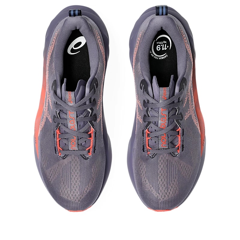 Jual Sepatu Lari Wanita Asics Wmns Novablast 5 Greyish Purple Original 1012B765.500 - hoopspoint.com