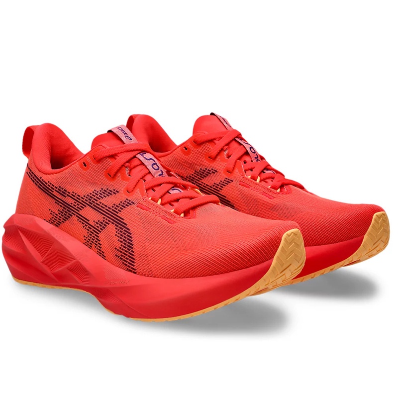 Jual Sepatu Lari Wanita Asics Wmns Novablast 5 Flash Red - Edo Purple Original 1012B765.601 - hoopspoint.com