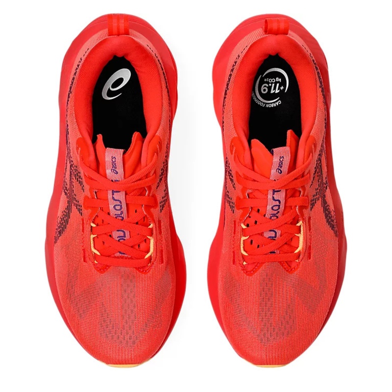 Jual Sepatu Lari Wanita Asics Wmns Novablast 5 Flash Red - Edo Purple Original 1012B765.601 - hoopspoint.com
