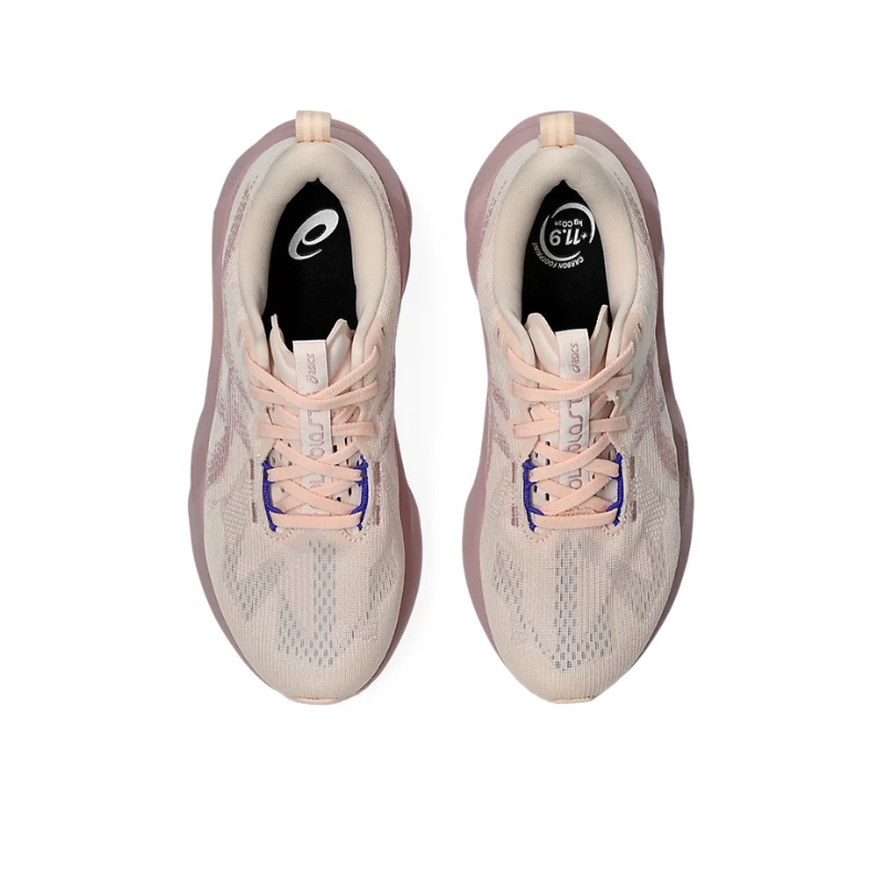 Jual Sepatu Lari Wanita Asics Wmns Novablast 5 Pearl Pink-Morganite Original 1012B765.702 - hoopspoint.com