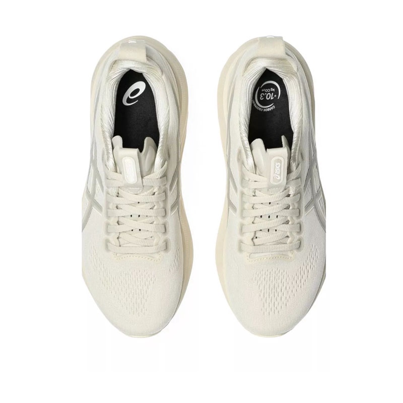 Jual Sepatu Lari Wanita Asics Wmns Gel-Kayano 32 Standard Oatmeal-Meteor Grey Original 1012B838.250 - hoopspoint.com