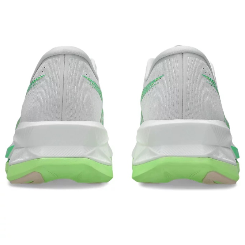 Jual Sepatu Lari Wanita Asics Wmns Sonicblast White-Vital Green Original 1012B862.101 - hoopspoint.com