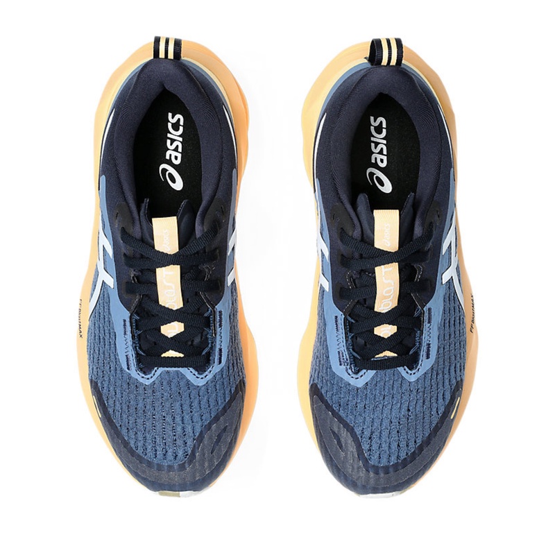 Jual Sepatu Lari Wanita Asics Wmns Novablast 5 Lite-Show Orange Glow Original 1012B910.400 - hoopspoint.com