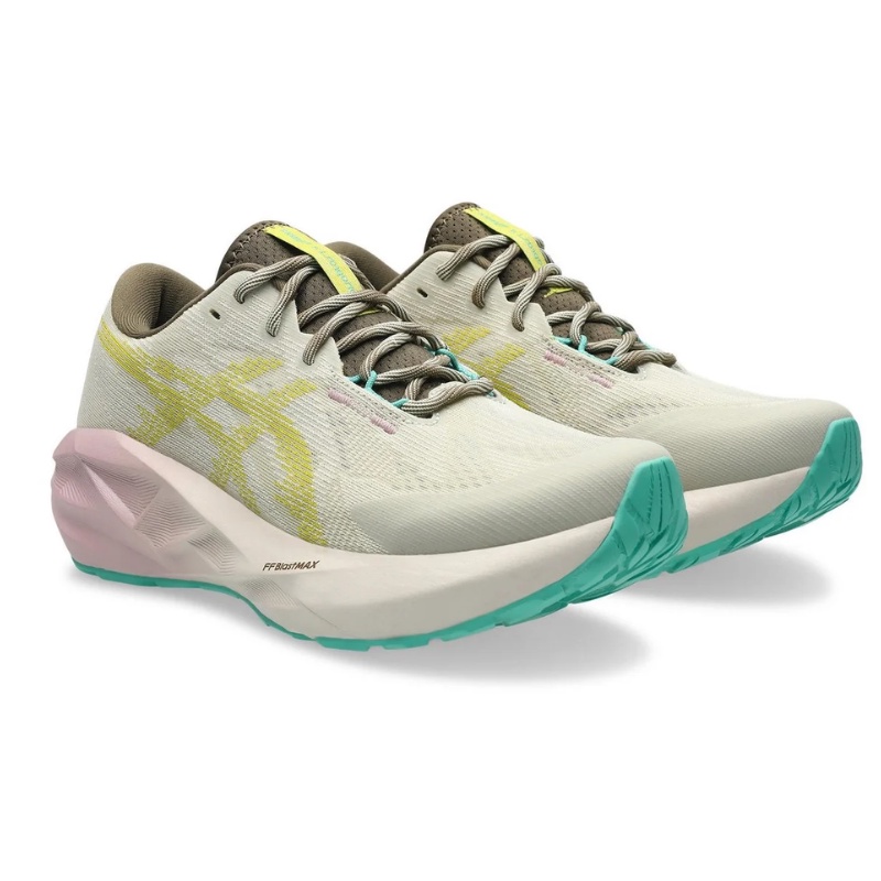 Jual Sepatu Lari Wanita Asics Wmns Novablast 5 Tr Light Dust-Cacti Original 1012B983.020 - hoopspoint.com