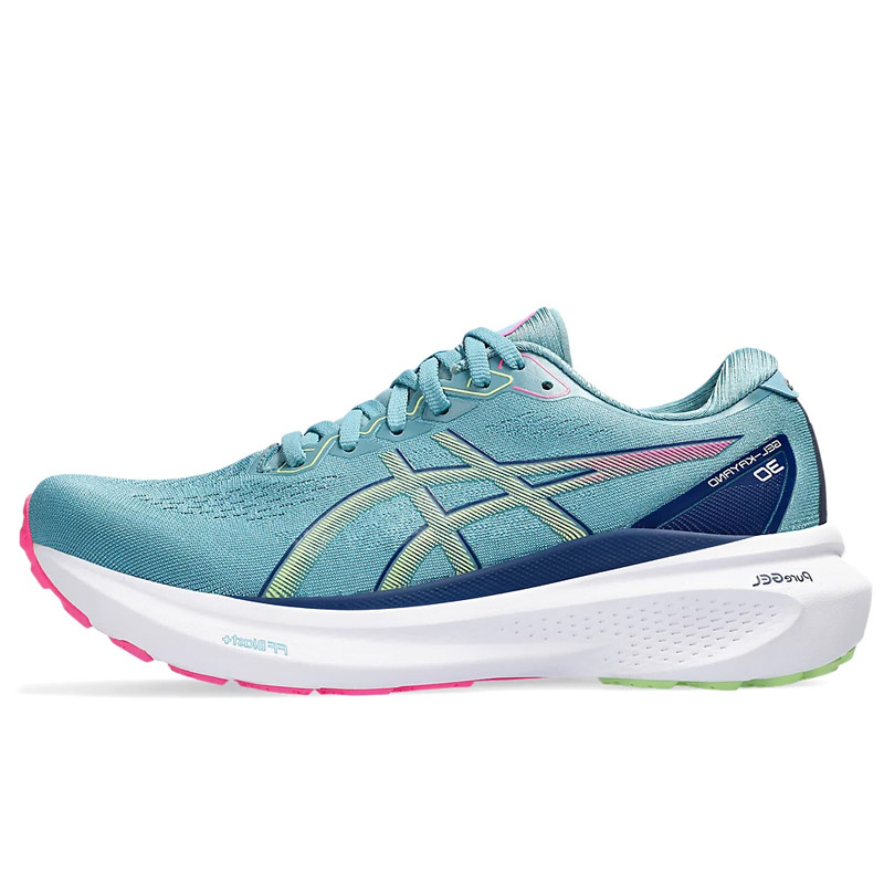 Jual Sepatu Lari Wanita Asics Wmns Gel-Kayano 30 Gris Blue Original 1012B357.402 - hoopspoint.com