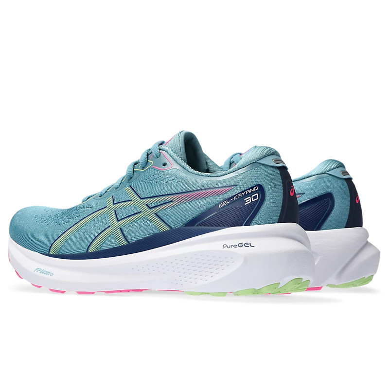 Jual Sepatu Lari Wanita Asics Wmns Gel-Kayano 30 Gris Blue Original 1012B357.402 - hoopspoint.com