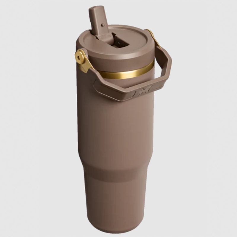Jual Botol Minum Basket Stanley Iceflow Flip Straw 2.0 Tumb Espresso Gold Original 10134240241 - hoopspoint.com
