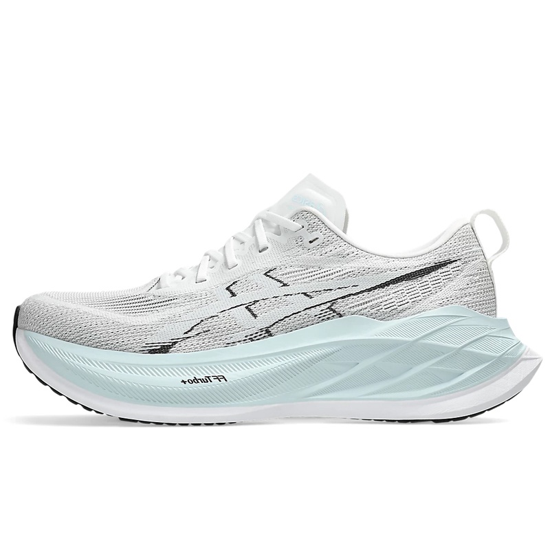 Jual Sepatu Lari Asics Superblast 2 White Cool Grey Original 1013A142.100 - hoopspoint.com