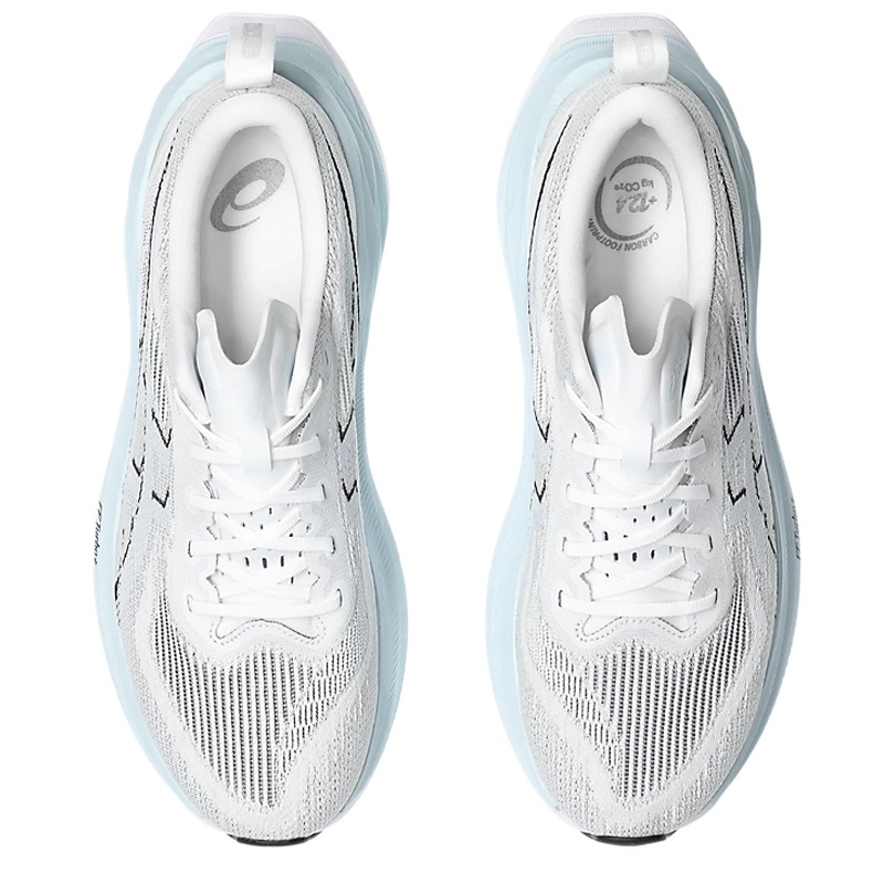 Jual Sepatu Lari Asics Superblast 2 White Cool Grey Original 1013A142.100 - hoopspoint.com