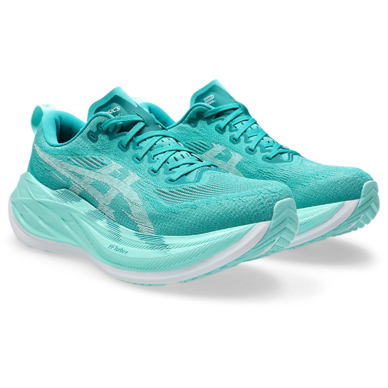 Jual Sepatu Lari Asics Superblast 2 Wave Teal Original 1013A142.400 - hoopspoint.com