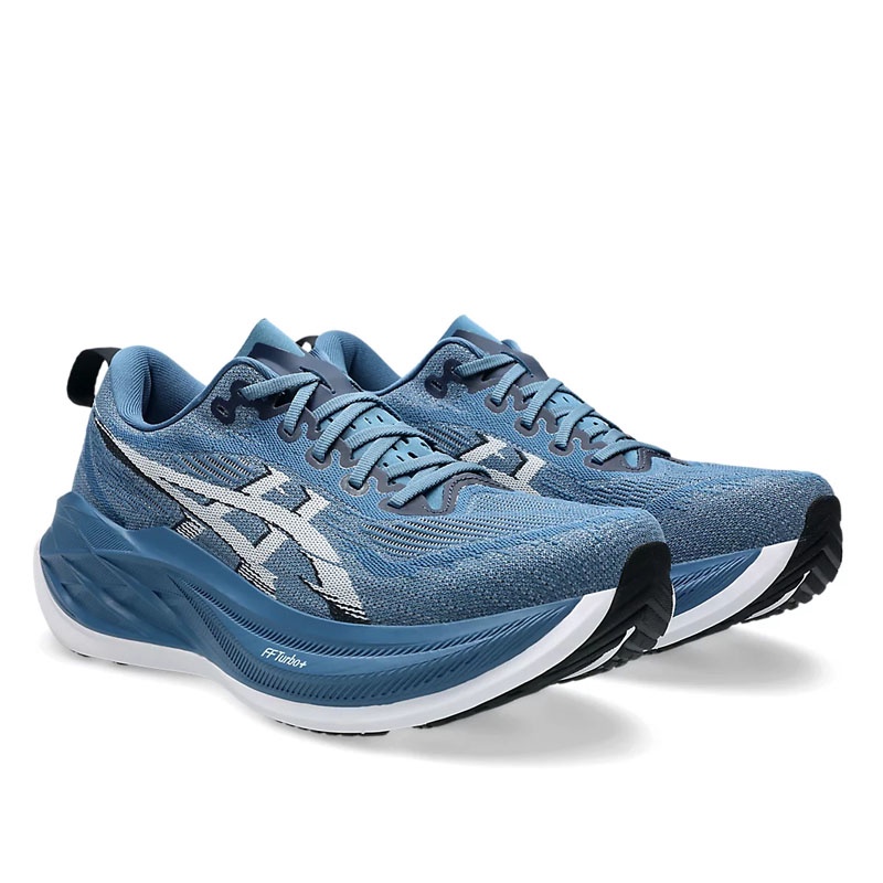 Jual Sepatu Lari Asics Superblast 2 Winter Sea - White Original 1013A142.402 - hoopspoint.com