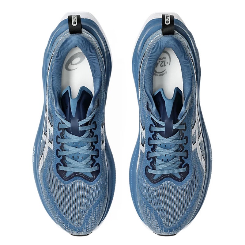 Jual Sepatu Lari Asics Superblast 2 Winter Sea - White Original 1013A142.402 - hoopspoint.com