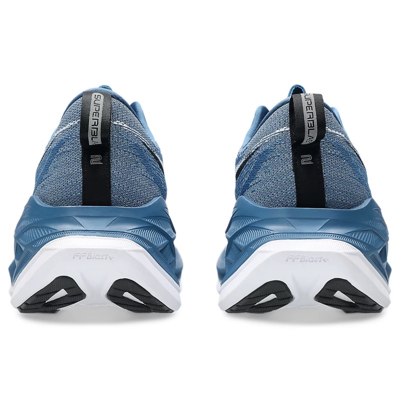 Jual Sepatu Lari Asics Superblast 2 Winter Sea - White Original 1013A142.402 - hoopspoint.com