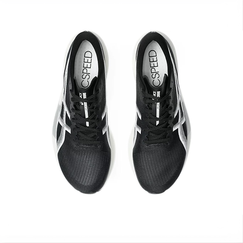 Jual Sepatu Lari Asics Magic Speed 5 Black-White Original 1013A183.001 - hoopspoint.com