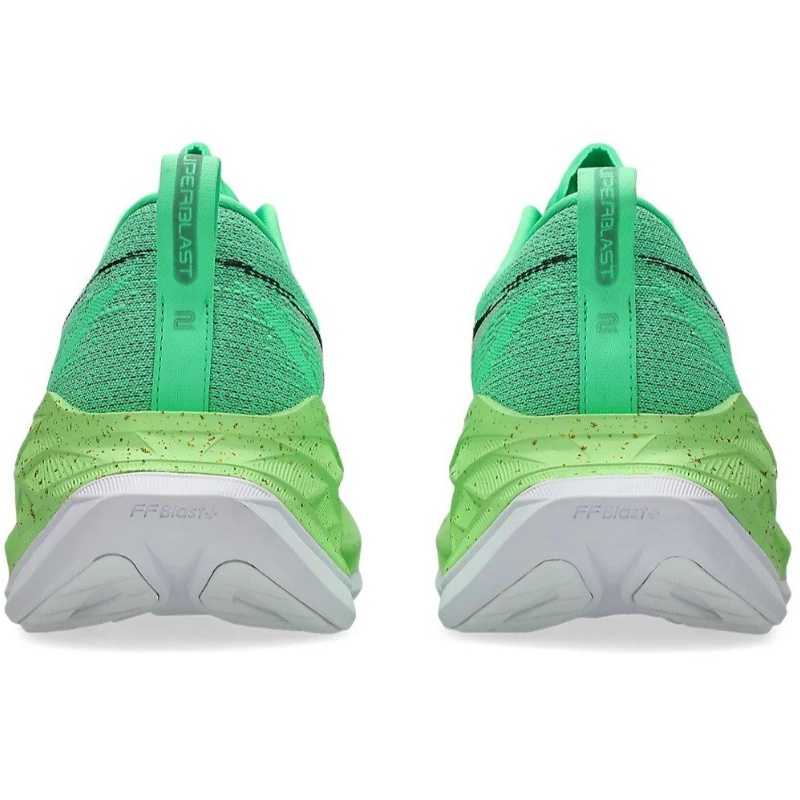 Jual Sepatu Lari Asics Superblast 2 Ekiden Vital Green - Black Original 1013A185.300 - hoopspoint.com