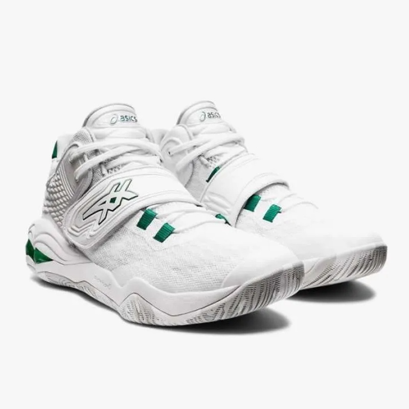 Jual Sepatu Basket Asics Invade Nova White Kale Green Original 1061A029-103 - hoopspoint.com