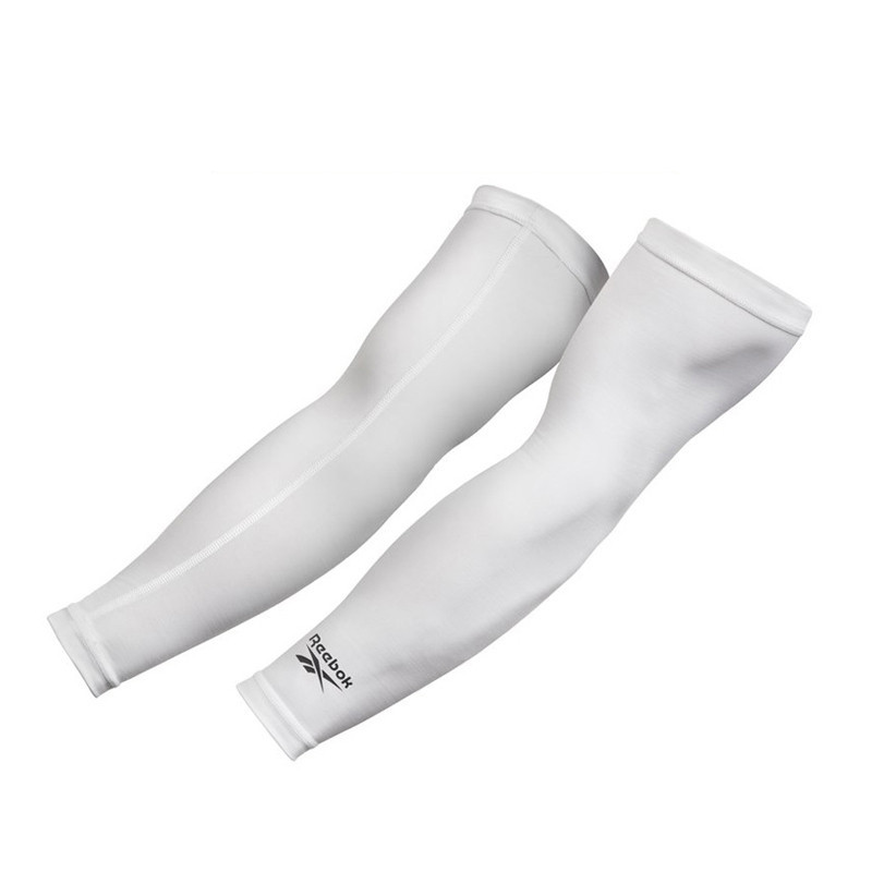 Jual Aksesoris Training Reebok Arm Sleeves White Original 11014Wh - hoopspoint.com