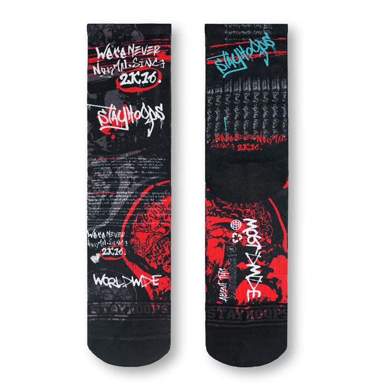 Jual Kaos Kaki Basket Stay Hoops 2K16 Socks Black Original 1109101 - hoopspoint.com