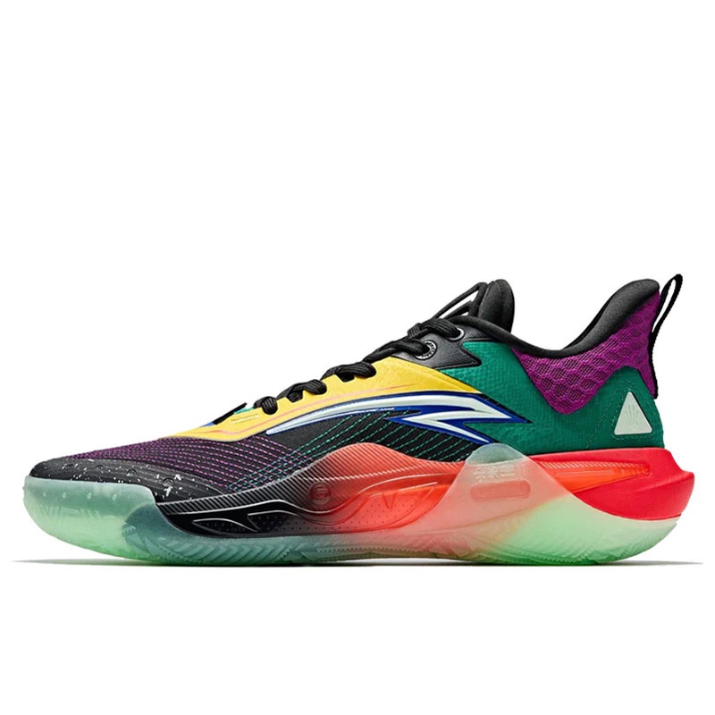 Jual Sepatu Basket Anta Kai 1 Speed 'Electric Horizon' Black Yellow Green - Black Blue Blue Original 1125A1128S-1 - hoopspoint.com