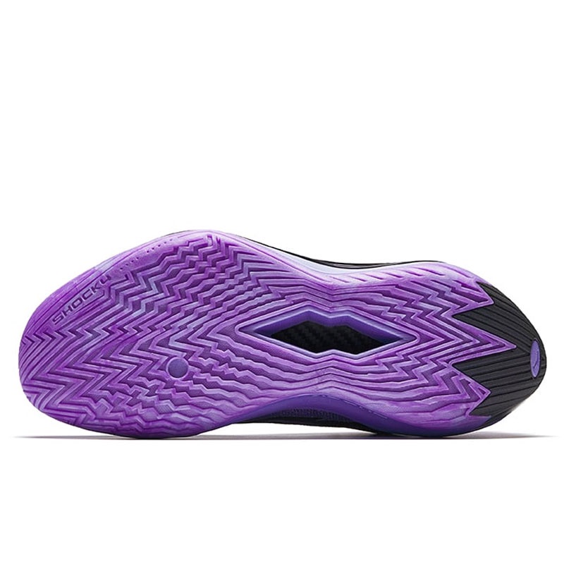 Jual Sepatu Basket Anta Shockwave 7.0 Black Purple Original 1125C1126A-2 - hoopspoint.com