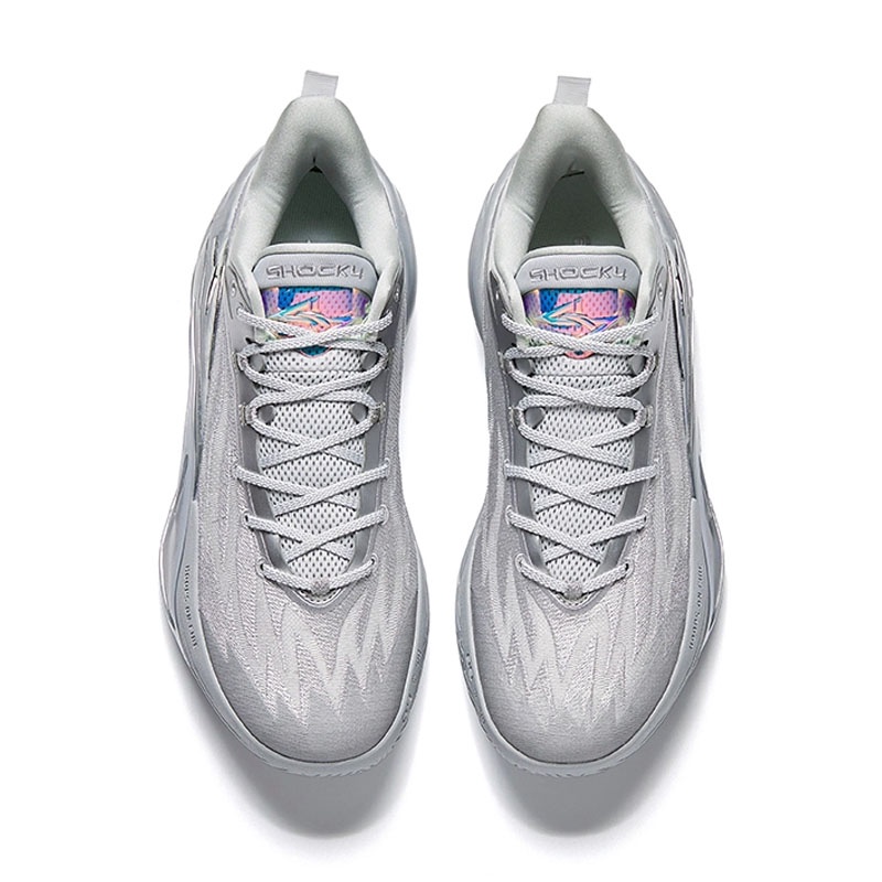 Jual Sepatu Basket Anta Shockwave 7.0 Silver Original 1125C1126A-4 - hoopspoint.com