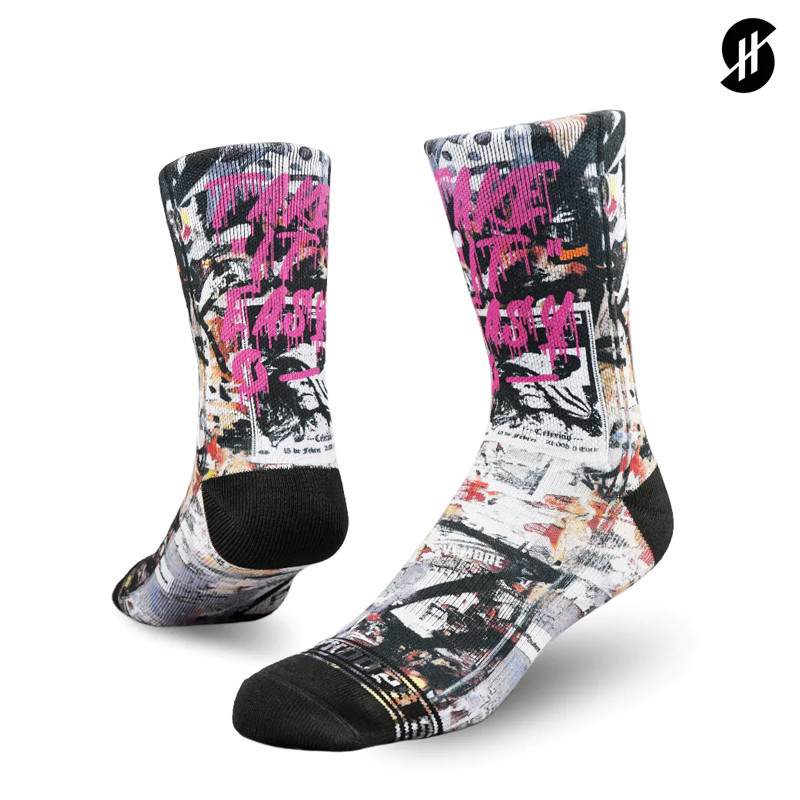 Jual Kaos Kaki Basket Stay Hoops Take It Easy Socks Multicolor Original 11452010 - hoopspoint.com