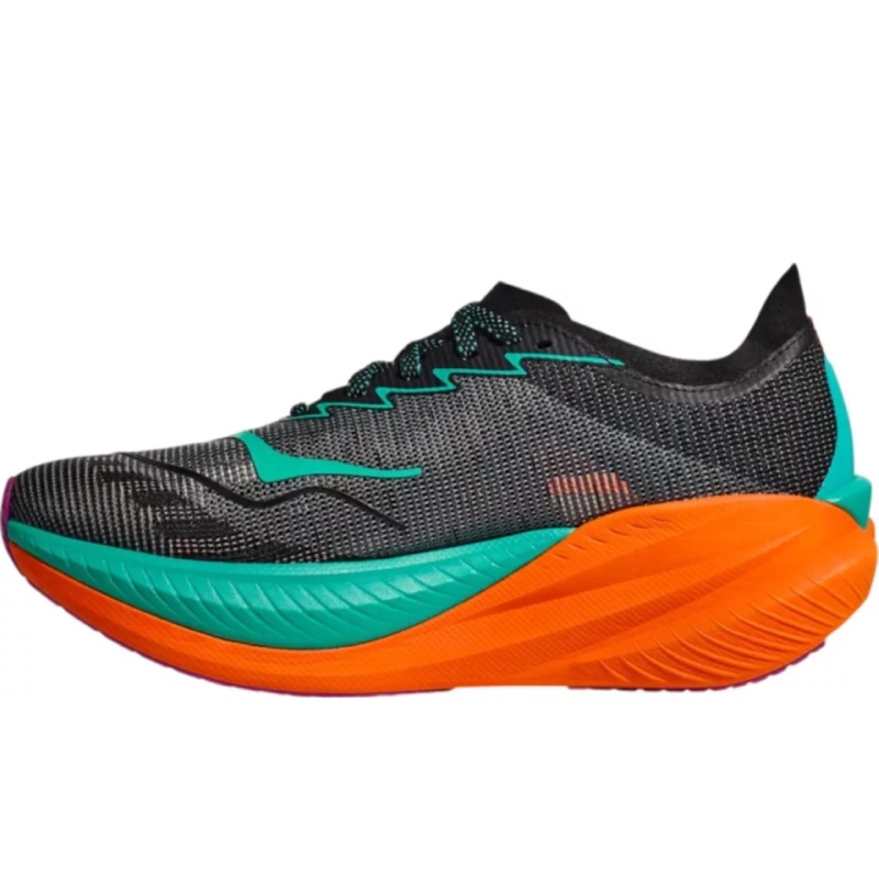 Jual Sepatu Lari Hoka One One Mach X 2 Black Original 1155119-Bcq - hoopspoint.com