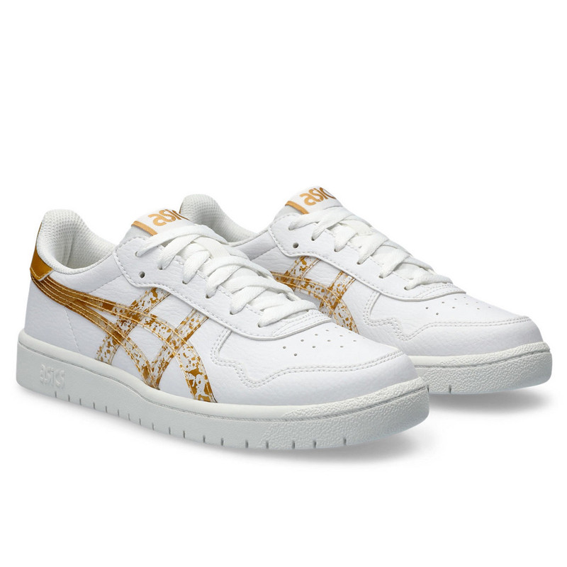 Jual Sepatu Sneakers Wanita Asics Wmns Japan S White Gold Original 1202A478.100 - hoopspoint.com