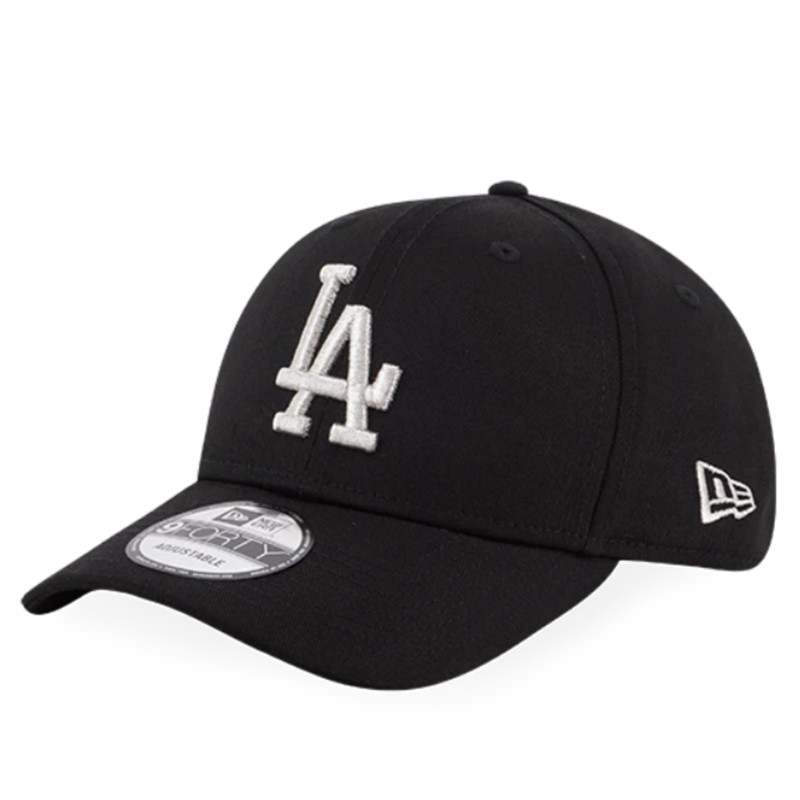 Jual Topi Sneakers New Era Basic Silver Mlb Los Angeles Dodgers Logo 940 Cap Black Original 12847818 - hoopspoint.com