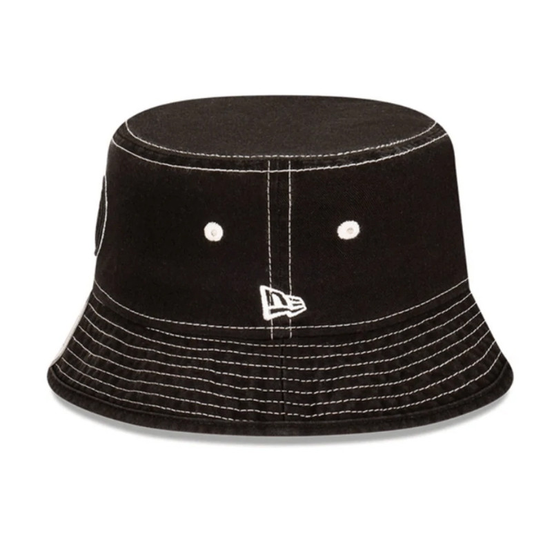 Jual Topi Sneakers New Era Brooklyn Nets Contrast Stitch Bucket Cap Black Original 12891399 - hoopspoint.com