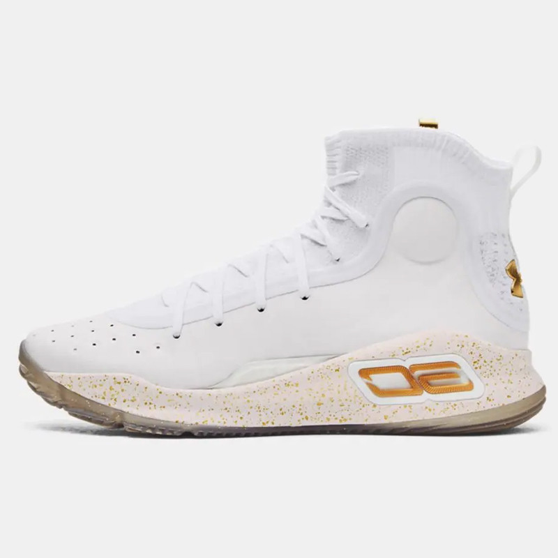 Jual Sepatu Basket Under Armour Curry 4 Retro White Gold Original 1298306-111 - hoopspoint.com