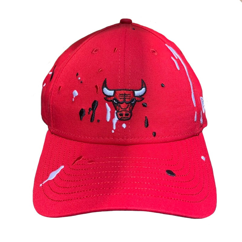 Jual Topi Basket New Era 940 Chicago Bulls Splash Embroidery Cap Red Original 13041255 - www.hoopspoint.com