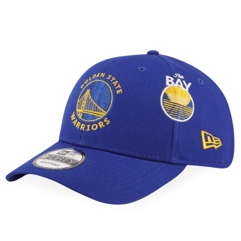 Jual Topi Basket New Era Golden State Warriors League Multi Logos 9Forty Cap Blue Original 13335878 - hoopspoint.com