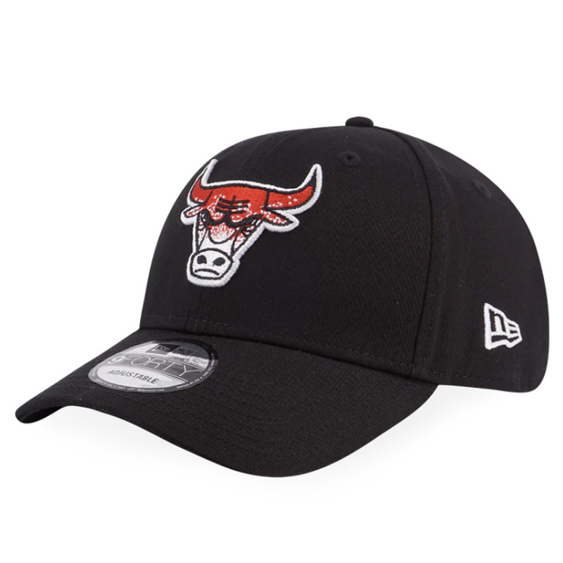 Jual Topi Basket New Era 9Forty Gradient Infill Chicago Bulls Cap Black Original 13529361 - hoopspoint.com