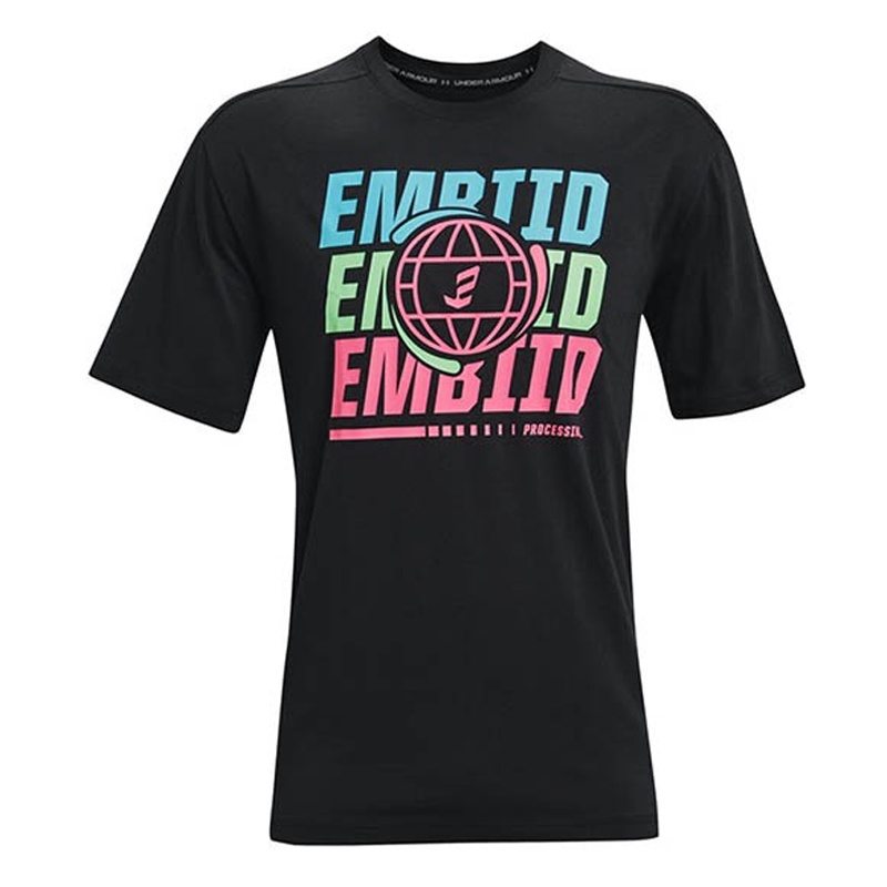 Jual Baju Basket Under Armour Embiid 21 Tee Black Original 1361969-001 - hoopspoint.com