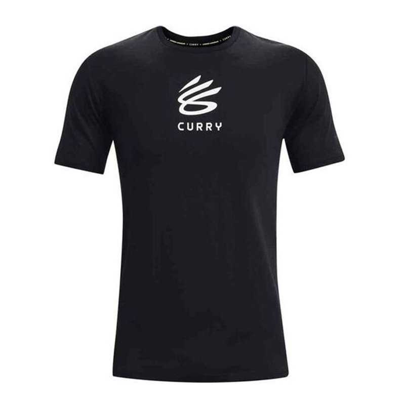 Jual Baju Sneakers Under Armour Curry Splash Tee Black Original 1362819-002 - hoopspoint.com