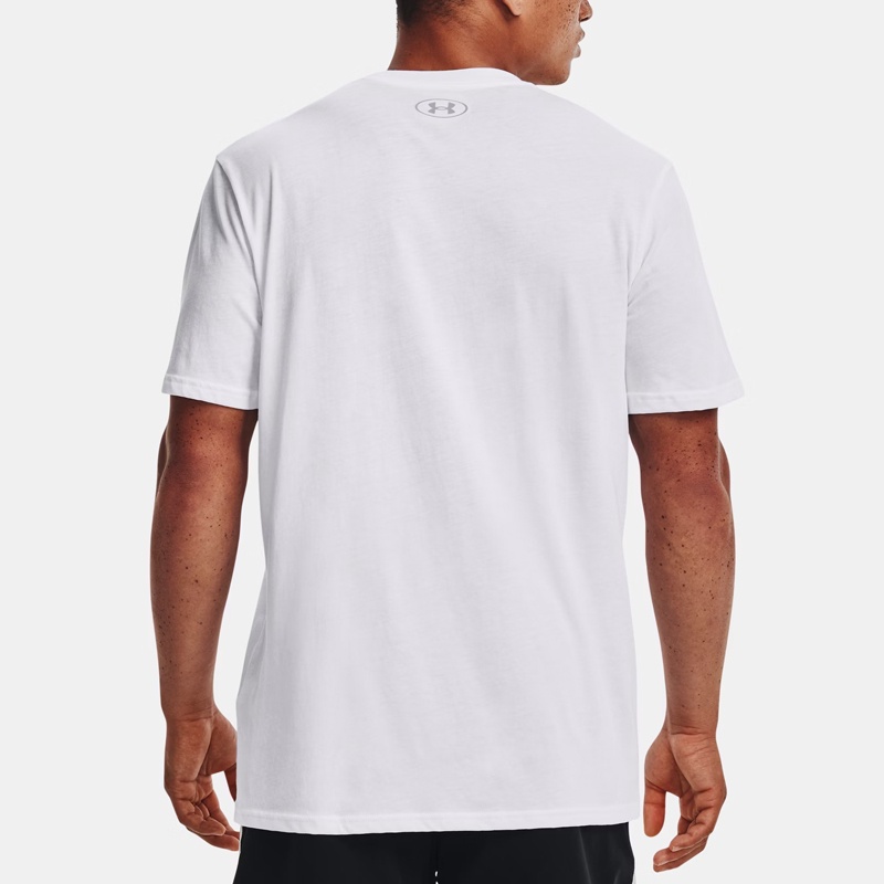 Jual Baju Basket Under Armour Basketball Bodega Short Sleeve Tee White Original 1370235-100 - hoopspoint.com