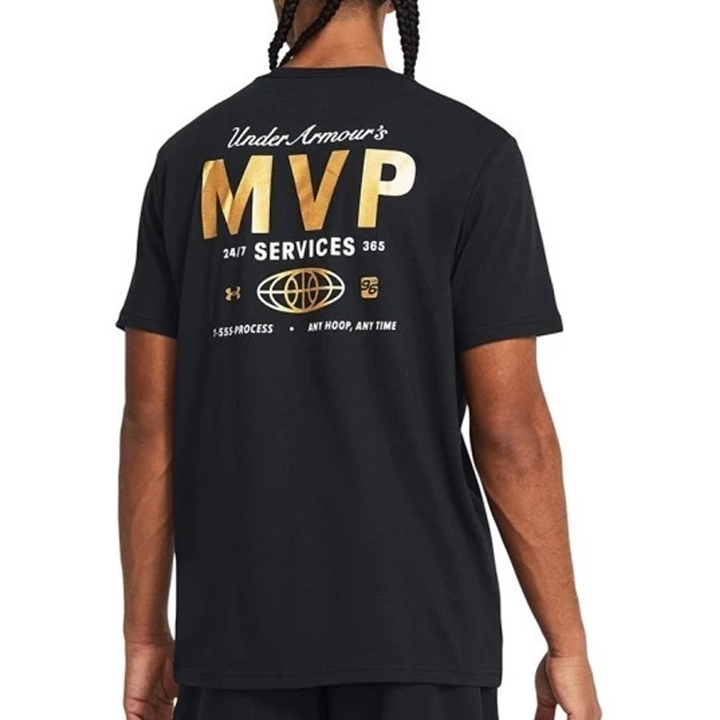 Jual Baju Basket Under Armour Mvp Services Tee Black Original 1384288-001 - hoopspoint.com