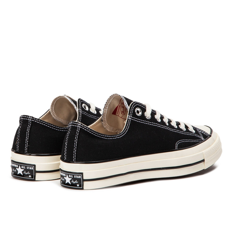 Jual Sepatu Sneakers Converse Chuck 70 Ox Low Top Black Egret Original 162058C - hoopspoint.com