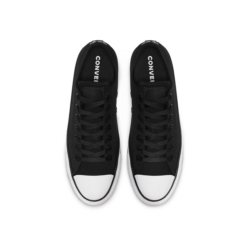 Jual Sepatu Sneakers Converse Chuck Taylor All Star Twill Black Original 166240C - hoopspoint.com