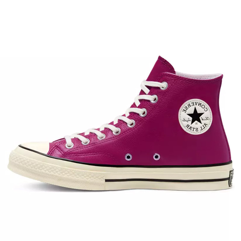 Beli Sepatu Sneakers Converse Chuck 70 Seasonal Leather Rose Maroon Original 167063C